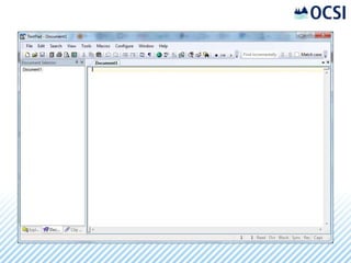 Textpad and Regular Expressions | PPT