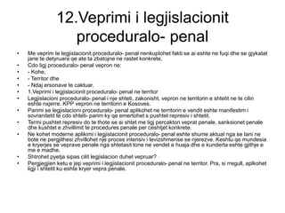 E Drejta e Procedures Penale 