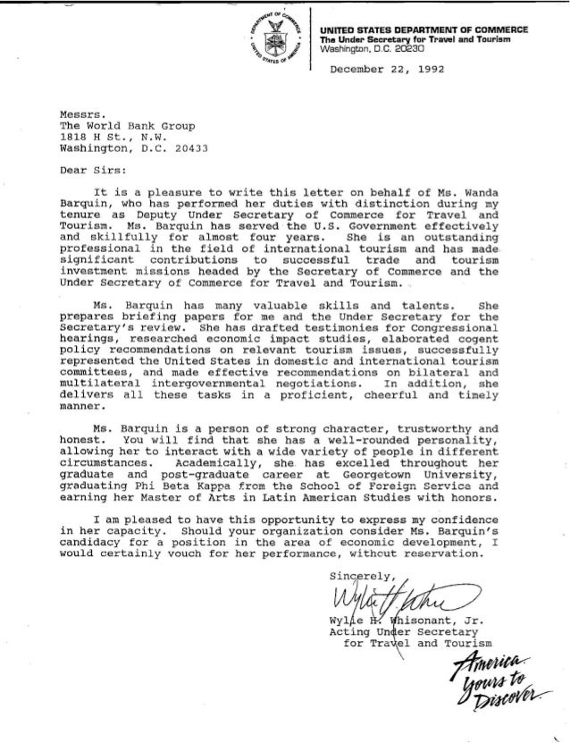 letter of recommendation ustta georgetown university letter of recommendation