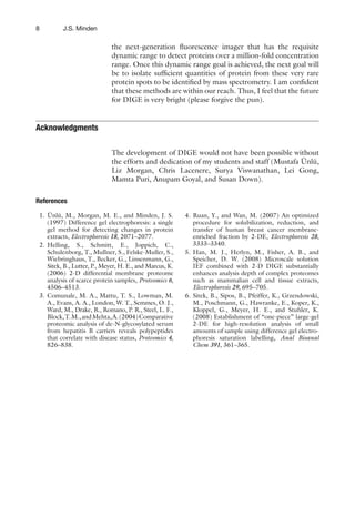 Difference Gel Electrophoresis Dige Methods And Protocols 1st Edition ...