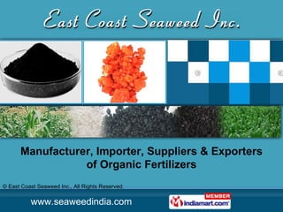 Manufacturer, Importer, Suppliers & Exporters of Organic Fertilizers 