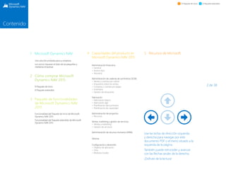 Guía Capacidades Microsoft Dynamics NAV 2015 Castellano | PDF