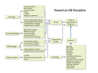 Toward an OB Discipline
 