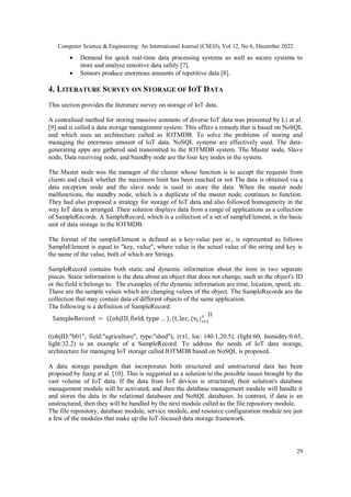 Data Management Issues and Study on Heterogeneous Data Storage in the ...