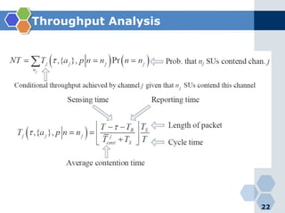 Throughput Analysis
22
 