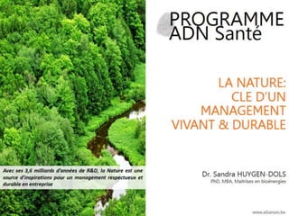 Allianses Santé_Programme ADN Santé en entreprise_VF