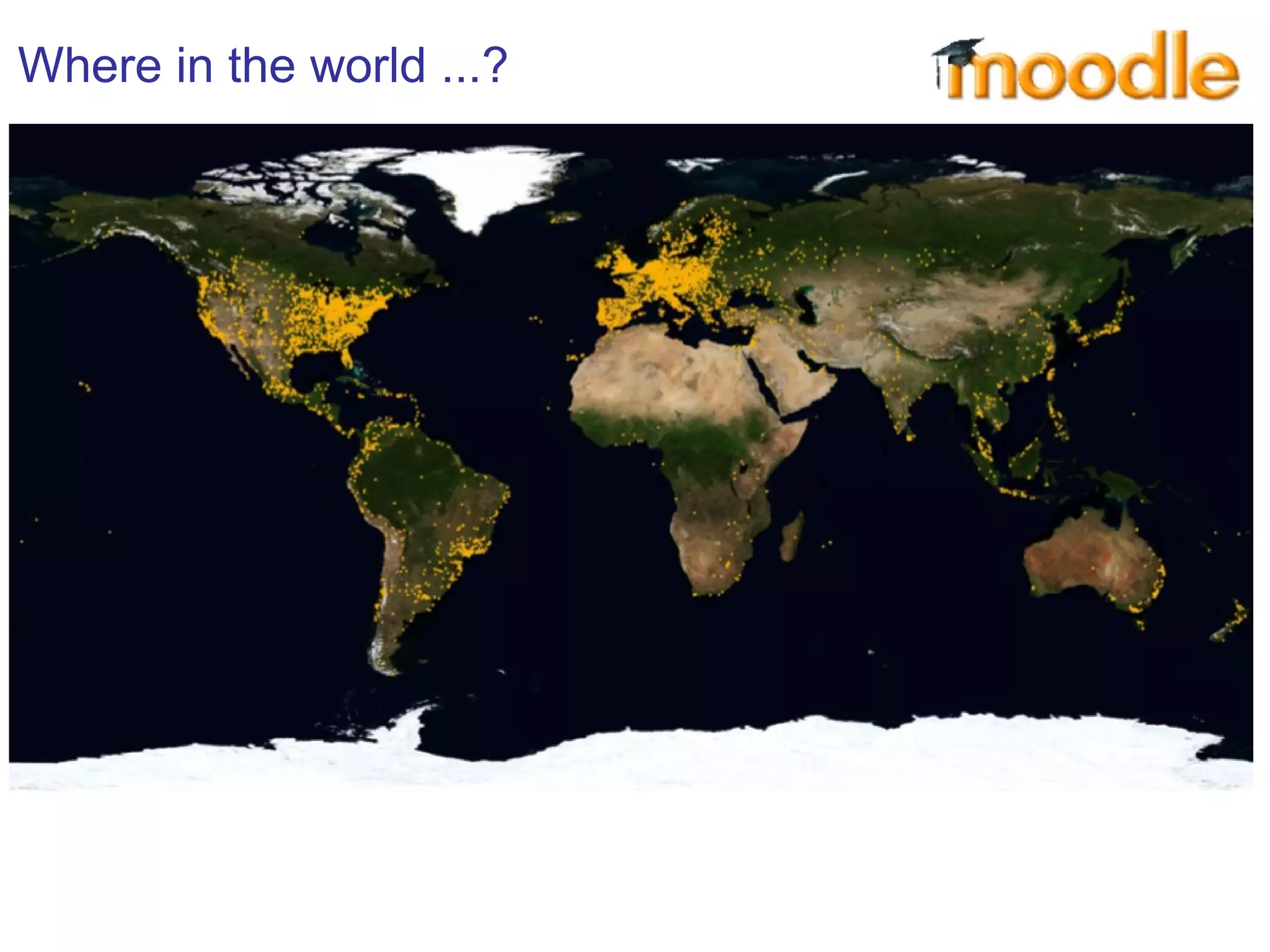 Where in the world ...?
 