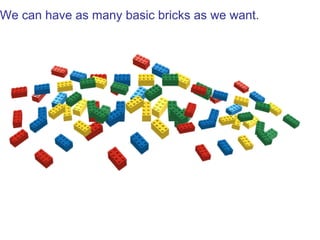 We can have as many basic bricks as we want.
 