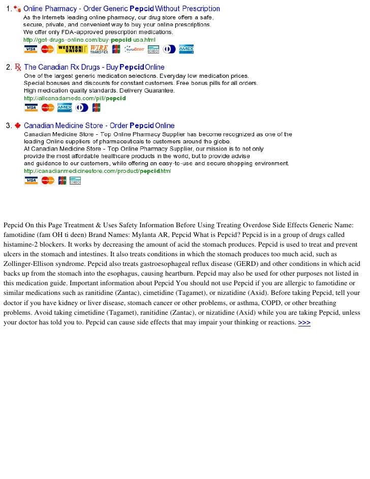 Pepcid And Dementia. Feline Pancreatitis Pepcid.