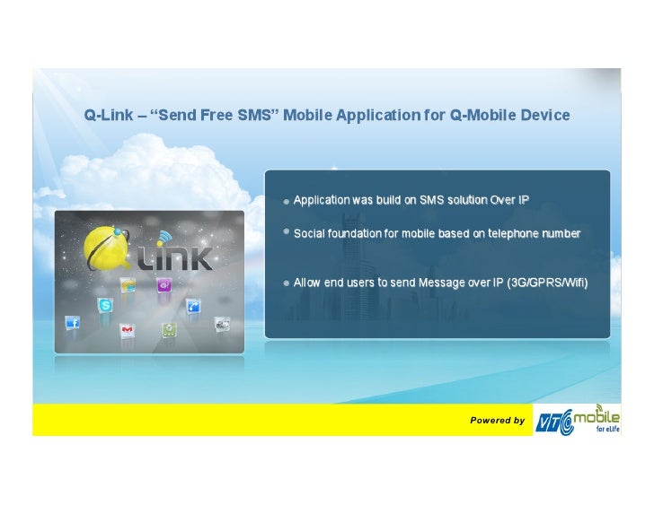Qlink Sms Over Ip Application