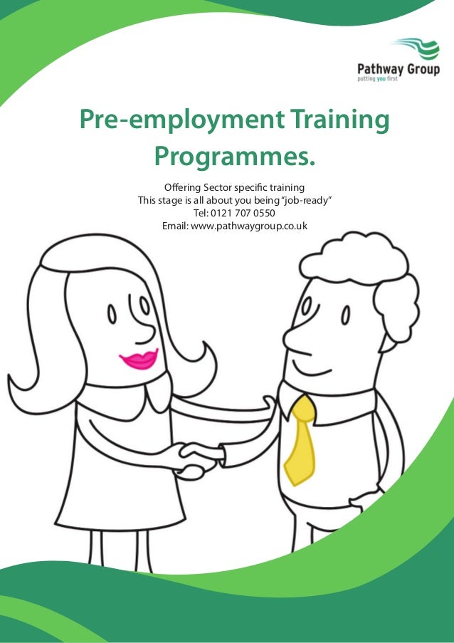 Pre Employment Training Curriculum – ARXIHM