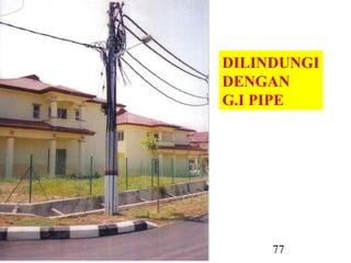 U.G CABLE IKRAM 77
DILINDUNGI
DENGAN
G.I PIPE
 