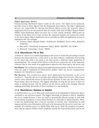 An Introduction To Client Server Computing Yadav Subhash Chandra | PDF
