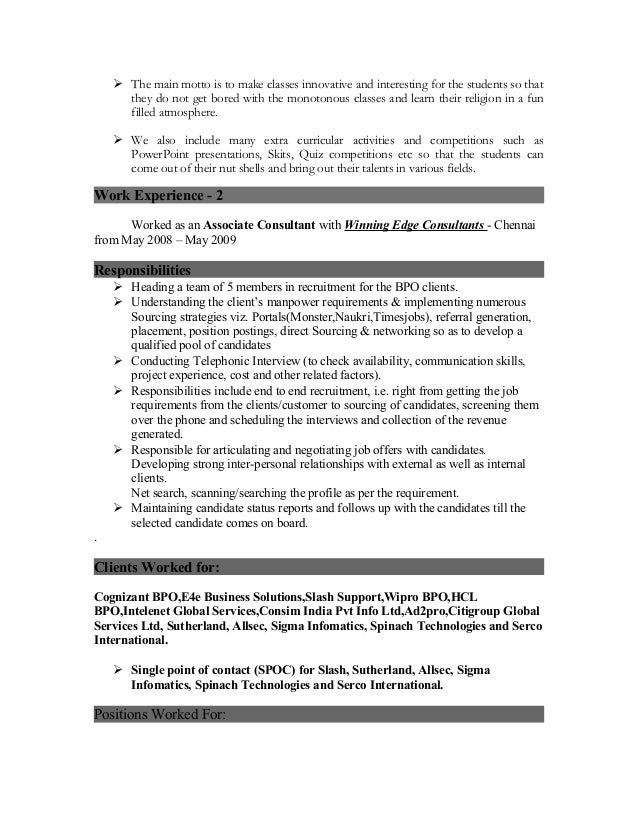 counsellor resumes