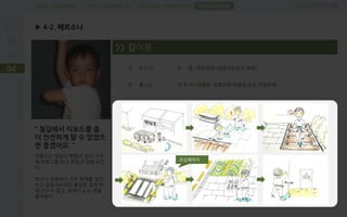 PROBLEM DEFINITIONFIELD RESEARCHDESK RESEARCH
▶ 4-2. 페르소나
04
SUGGESTION
“ 철길에서 킥보드를 좀
더 안전하게 탈 수 있었으
면 좋겠어요. ”
여름이는 태권도 학원과 집이 가까
워 킥보드를 타고 학원과 집을 오간
다.
학교나 학원에서 자주 문제를 일으
키고 덜렁거리지만 활달한 성격 덕
에 친구가 많고, 밖에서 노는 것을
좋아한다.
>> 김여름
나 이 | 10
성 별 | 남
직 업 | 초등학생 (공릉초등학교 재학)
거 주 지 | 공릉동, 도토리와 다람쥐 뒷길 연립주택
조심해야지
 
