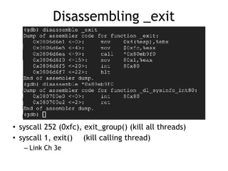 CNIT 127: Ch 3: Shellcode | PDF