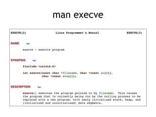 man execve
 
