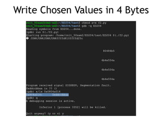 CNIT 127 Ch 4: Introduction to format string bugs | PDF