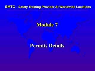 Module 7
Permits Details
 