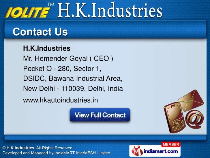 H.K.Industries Delhi India