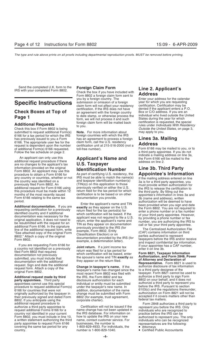 form 8802 application for united states residency certification form 8802 electronic payment