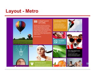 Layout - Metro
 