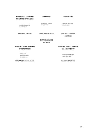 ΚΛΙΜΑΤΙΚΗΣ ΚΡΙΣΗΣ ΚΑΙ
ΠΟΛΙΤΙΚΗΣ ΠΡΟΣΤΑΣΙΑΣ
ΕΠΙΚΡΑΤΕΙΑΣ ΕΠΙΚΡΑΤΕΙΑΣ
ΒΑΣΙΛΕΙΟΣ ΚΙΚΙΛΙΑΣ ΜΑΥΡΟΥΔΗΣ ΒΟΡΙΔΗΣ ΧΡΗΣΤΟΣ – ΓΕΩΡΓΙΟΣ...