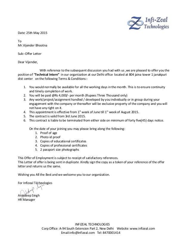appointment letter format delhi letter of appointment vijender appointment letter format delhi letter of appointment vijender