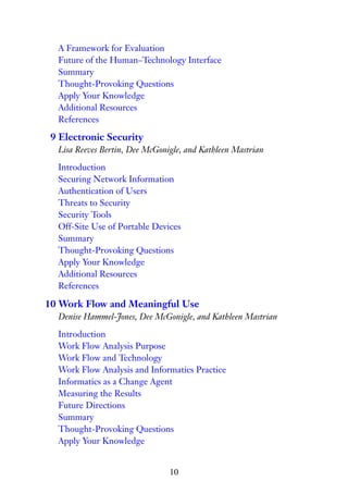 (eBook PDF) Informatics for Health Professionals (Navigate 2 Advantage ...