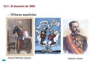 12.7.- El desastre de 1898
 