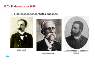 12.7.- El desastre de 1898
 