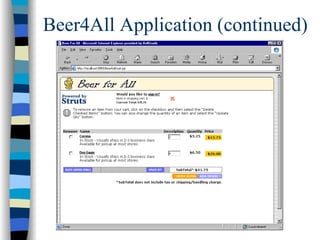 Beer4All Application (continued)
 