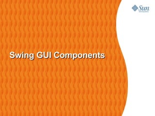 Swing GUI Components
 
