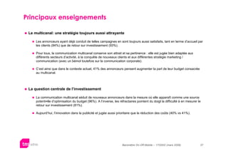 resultats baromètre on-off mobile 2009