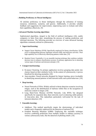 Empowering Cyber Threat Intelligence with AI | PDF