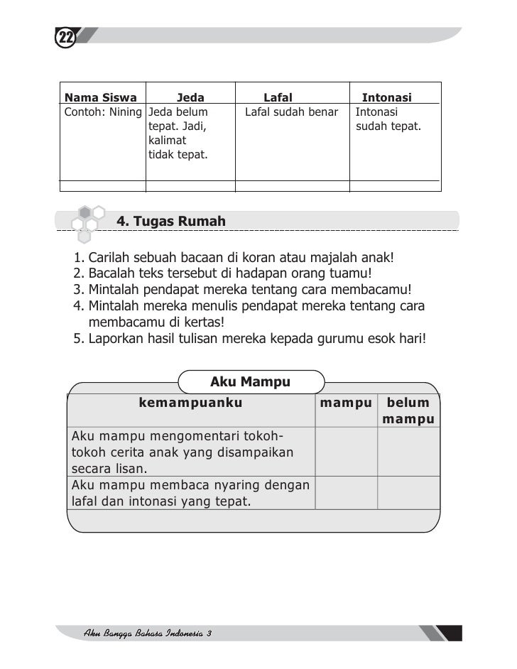 Bahasa Indonesia, SD, MI, Kelas03, Aku Bangga Bahasa 