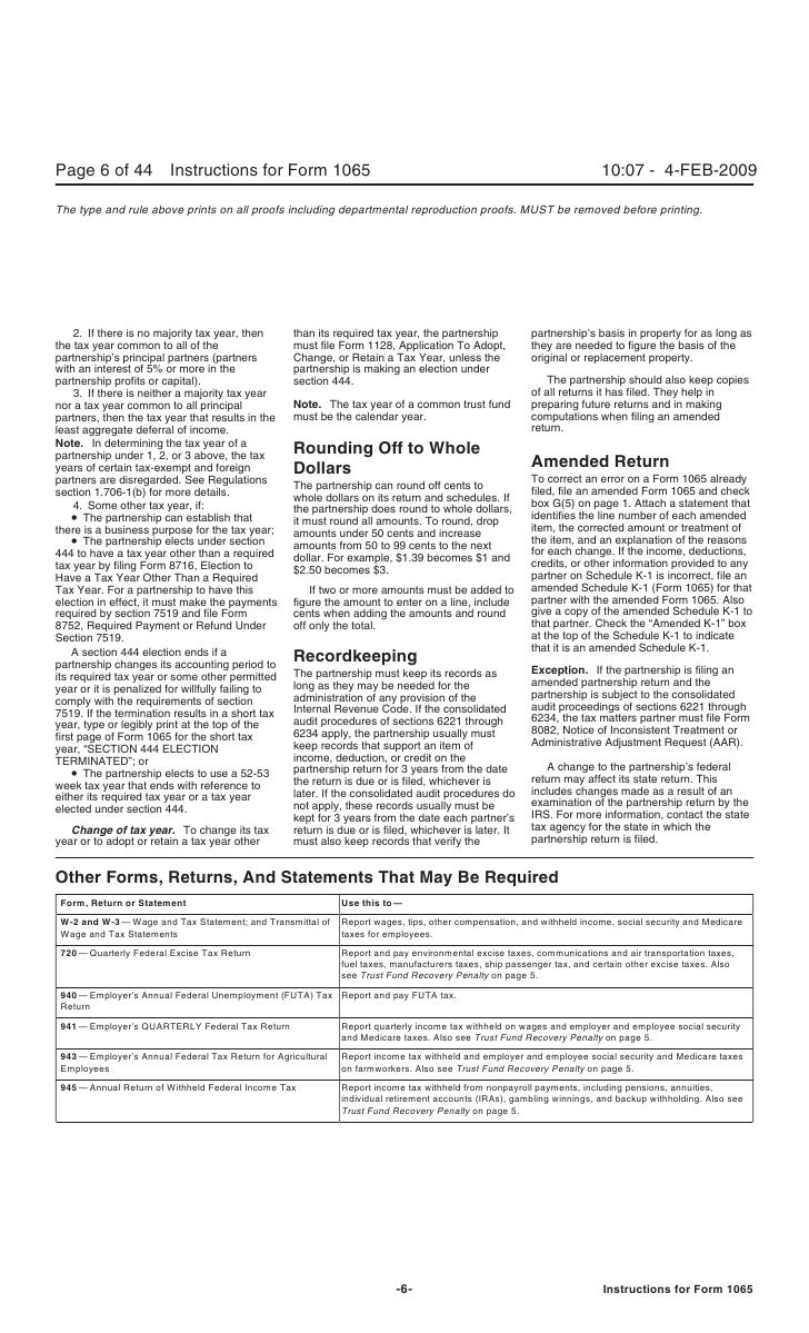 inst 1065 instructions for form 1065 u s return of partnership inco instructions for form 1128