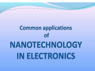 NANO TECHNOLOGY