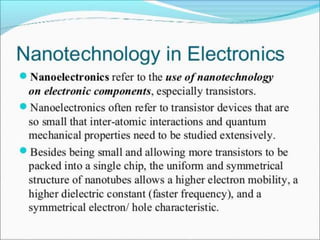 NANO TECHNOLOGY