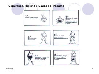 26/06/2023 16
Segurança, Higiene e Saúde no Trabalho
 