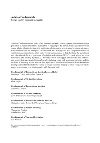 Fundamentals of Sustainable Aviation 1st Edition Eva Maleviti | PDF