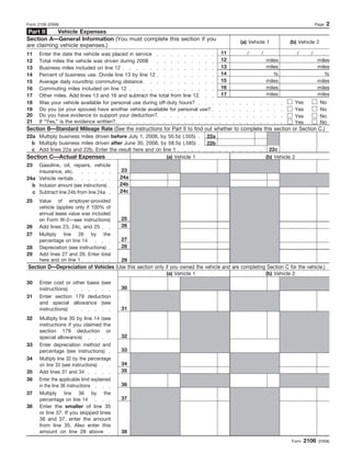 Form 2106-Employee Business Expenses | PDF