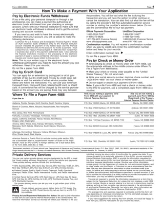 Form 4868-Application for Automatic Extension of Time 