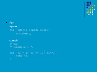 12738 pertemuan 15(php lanjutan) | PPT | Programming Languages | Computing