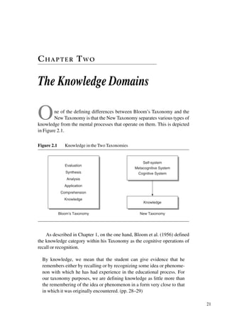 The new taxonomy of educational objectives 2nd ed Edition Kendall | PDF