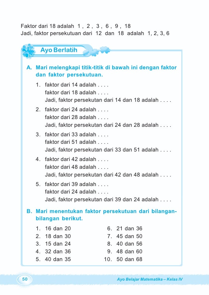 SDMI kelas04 ayo belajar matematika burhan ary