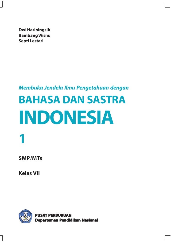 SMP-MTs kelas07 bahasa dan sastra indonesia 1 dwi septi