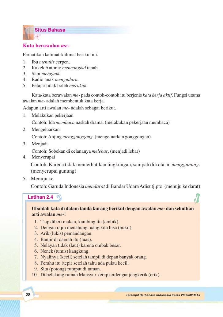SMP-MTs kelas08 terampil berbahasa indonesia dewaki dewi didik SMP-MTs kelas08 terampil berbahasa indonesia dewaki dewi didik