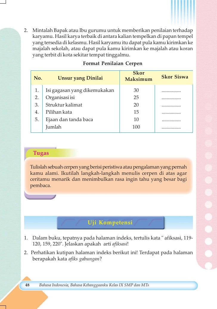 SMP-MTs kelas09 bahasa indonesia bahasa kebanggaanku sarwiji